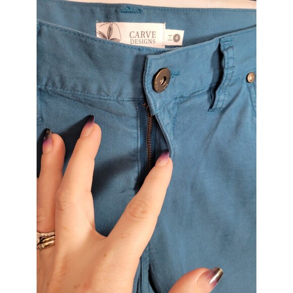 NWT Carve Designs Oahu Twill Shorts 4" Inseam Size 4 - Picture 4 of 7